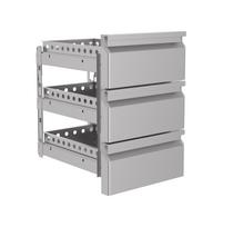 DRAWERSET 1/3 MONOBLOCK SOFT CLOSING  Combisteel doesn’t give any warranty on the installation of the drawerset