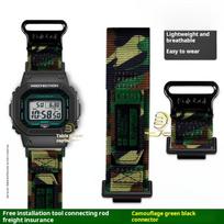 Sportinis Nailoninis Laikrodžio Dirželis Vyrams Casio G-shock GM-5600 Dw5600 gw-m5610 Gw-b5600 GA2100 GM2100 Drobės Laikrodžio Juosta Metalinis Adapteris 16mm