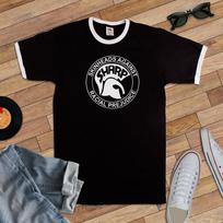 SHARP - RINGER T-SHIRT (FOL Branded SKINHEADS AGAINST RACIAL PREJUDICE Ska SKIN) Unisex T-Shirt L