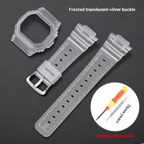 Guminio dervos dirželio dėklas Casio G-Shock DW-5600 GW-M5610 GW-B5600 G-5600 vyrams moterims Pakeičiama apyrankė Laikrodžio priedai Dirželis 5600 series balta