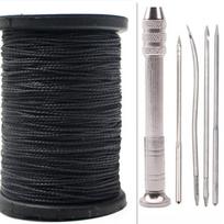 6 vnt. odos siuvimo rinkinys susiuvimo adatoms Siuvimo siūlai batams sofa palapinė kilimas odinis įrankis rankdarbiams batų taisymo įrankis 6 Pcs/set juoda