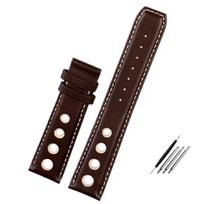 Natūralios odos apyrankė Tissot 1853 Sport Laikrodžio priedai dirželis Racing PRS516 T91 1853 Viršutinis sluoksnis karvės oda 20mm chopin dirželis 20mm