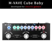 M-VAVE Cube Baby Daugiaefektų Pedalas | 8 Analoginiai + Vokalo Reverbas | Kompaktiškas Gitaros/Boso/Akustinės Gitaros Efektų Pedalas Gyvam Pasiruošimui/Studijai/Repeticijoms
