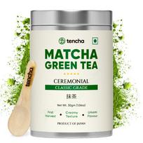 Tencha - Ceremoninis Matcha arbata | 100% gryna Super Premium rūšis | Japoniški Matcha žaliosios arbatos milteliai | Nemokamas šaukštelis | Veganiškas | Patikrintas dėl radiacijos