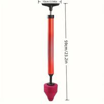 Air Plunger for Toilet Toilet Unclogger Plunge Tool with Ergonomic Handle High Pressure Plumbing Tool Air Drain Clog Remover