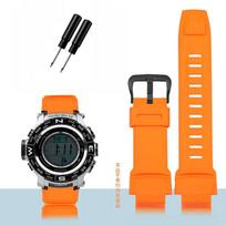 Laikrodžio dirželis Casio PROTREK PRG-200/260/270/500/250G PRW-2500/5100//5000 PRW-2000 PRW-3500 dirželis Guminė apyrankė Riešinė 18mm
