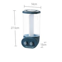 2/4/6L Food Grains Storage Box Tank Sealed Moisture Proof Rice Buckets Wall Mounted Organizer Kitchen Bulk Classified Container 2L balta