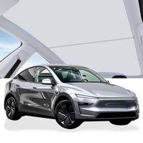 Tinka Tesla naujo modelio Y Juniper automobiliui, stoglangio saulės skydeliai blokuoja saulės šviesą ir izoliuoja šilumą, apsaugo nuo nusmukimo ir yra magnetiniai saulės skydeliai