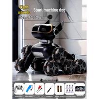 HANDUNYOU Electric 8-Wheel Stunt Robot Dog Toy