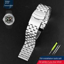 Aukštos kokybės 22 mm laikrodžio dirželis Citizen BJ8050-08E nerūdijančio plieno jungiamoji dalis su auselėmis Modifikuotas mažas/mažas monstras riešo dirželis 0mm