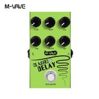 M-vave Classic Delay Gitaros Efektų Pedalas | Grynas Analoginis Grandynas, 600ms Vėlavimas, Tikras Bypass Gyvam/Studijai/Įrašymui