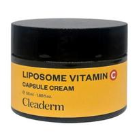 Cleaderm Liposominė Vitamino C Kapsulė Tamsių Dėmių Kremas Šviesinanti & Tonizuojanti Priežiūra 55ml