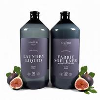 SIMITRI skystas skalbiklis su probiotikais ir audinių minkštiklis, Fig Milk