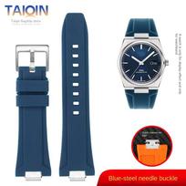 Quick release interface Watchband For 1853 TISSOT PRX T137.407 T137.410 Super player Men's Silicone Rubber Watch Strap 26x12mm 26 -12mm