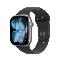 APPLE  Watch Series 11 GPS 46mm Space Grey Aluminium Case with Black Sport Band - M/L | MEV44WF/A  | 0195950631975