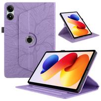 Dėklas Xiaomi Redmi Pad 2 Pro dėklas 12,1 colio 360 besisukantis apverčiamas stovas planšetės Funda for Redmi Pad 2 Pro dėklas Dangtelis 2025 Redmi Pad 2 Pro 12.1 raudona