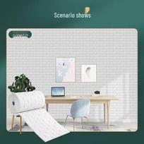 Self-Adhesive Waterproof 3D Foam Brick Wall Stickers - Moisture-Proof Decorative Cover 1m length (order more if needed) balta