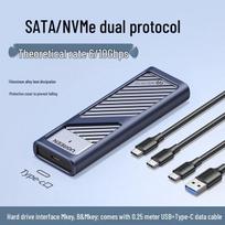 UGREEN M.2 NVMe/SATA SSD dėklas USB-C
