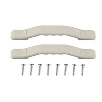 2x Nylon Grab Handle Entry Door Assist Bar For RV Trailer Camper Motorhome White