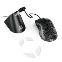 Glorious Model O (black, matte) + Bungee (black) + Model O G-Skatez | GABU-220