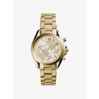 Michael Kors Bradshaw Auksinio atspalvio nerūdijančio plieno laikrodis MK5798 auksas