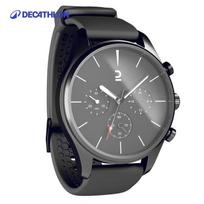 Decathlon vandeniui atsparus elektroninis sportinis laikrodis juoda