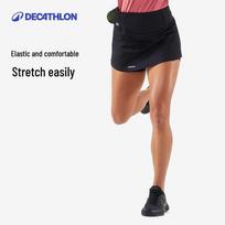 Decathlon Moteriškas kvėpuojantis greitai džiūstantis teniso sijonas-šortai N/A
