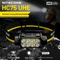 Nitecore HC75 UHE įkraunamas priekinis žibintas