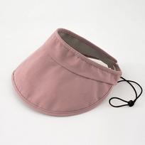 UPF50+ UV apsauga, skydelis nuo saulės moterims, vasarinė kvėpuojanti sulankstoma kepurė, saugiai priglundanti bėgimui ir kelionėms lauke Suit for 54-59 cm juoda