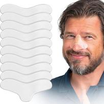 10 vnt. nosies pagalvėlės CPAP kaukei - Skaidrus silikono gelis - Patogios ir daugkartinio naudojimo kaukės pagalvėlės miego apnėjos terapijai - Priedai CPAP - Nosies Pack of 10