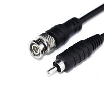 BNC to RCA Video Connection Cable 1 metro spalva/2 vnt. spalva