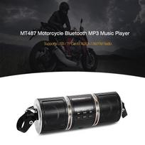 Motorcycle MP3 Player Speaker Bluetooth Music FM Radio Adjustable Bracket Motorbike Audio Stereo