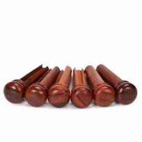 Miwayer 6vnt akustinės gitaros Cocobolo medinio tilto kaiščiai gitaros atsarginės dalys