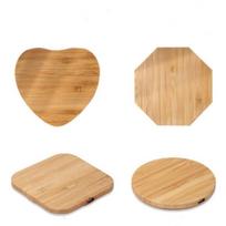 Portable Qi Wireless Charger Slim Wood Charging Pad For Apple iPhone 8 Plus X Wireless Phone Charger For Samsung S6 S7 S9 S8 A