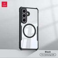 XUNDD Samsung Galaxy S26 Ultra S26 Plus S26+ dėklas Atsparus smūgiams Apsauginis dėklas Prabangus galinis dangtelis su magnetiniu žiedu For Samsung Galaxy S26 Ultra juoda