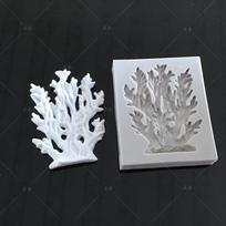 Seaweed Coral Shaped craft Sea Silicone Mold Fondant Mold Cake Decorating Tools Chocolate balta