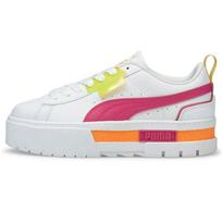 Puma Mayze City Lights Moteriški sportbačiai Balti Burokėlių-Violetiniai 382741-02 38 white