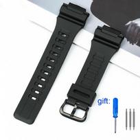 Skirta Casio AQ-S810W AEQ-110W W735H/736H laikrodžiui Grandinėlė Vyriška ir moteriška Derva Minkštas Patogus Silikoninis Laikrodžio Dirželis 18mm 18mm
