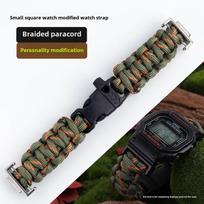 Austas nailoninis laikrodžio dirželis Skirtas Casio Gshock dw5600 GW-M5610 Ga100 GA2100 GM-5600 modifikuoti audinys dw-5600 Sportinio laikrodžio dirželio priedai Convex 16mm