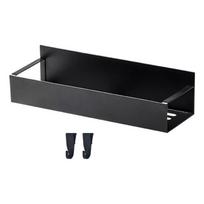 Drillless Magnetic Side Organizer Mounts on Fridge or Washing Machine Metal Finish Rack with Hooks for Utensils Storage S