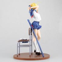 Anime Fate/Stay Night Saber Arutoria Pendoragon Sailor Suit Sexy Figure PVC Action Decoration Toy As the picture shows