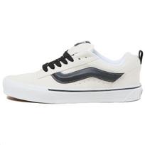 Vans Knu-Skool Suede - White Black Unisex Sneakers Cream VN0009QCYB2 46 black