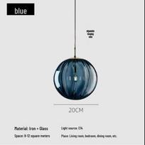 Modernus minimalistinis spalvotas pakabinamas šviestuvas