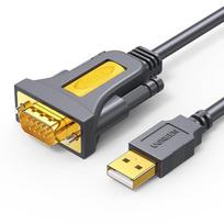 Ugreen CR104 USB to RS232 DB9 Male Serial Cable 1 metro spalva