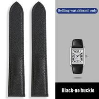 Originalios odos laikrodžio apyrankė Cartier Tank London Solo Lychee raštu karvės oda Laikrodžio dirželis Vyrams Moterims juosta 17 20 22 23 24 25mm 17mm