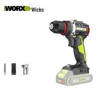 Worx 20V bešepetėlis belaidis gręžtuvas CN kištukas (adapteris įtrauktas) wu176.9 60nm įrankis be akumuliatoriaus spalva