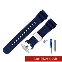 Seiko SNE537 SRPA83J1 laikrodžio apyrankė sportinio laikrodžio dirželis guminė apyrankė 22mm silikoninės gumos apyrankė juoda mėlyna oranžinė 22mm Silvery Buckle žalia