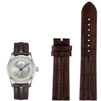 Hamilton Originalus Odinis Laikrodžio Dirželis Khaki H7060573 Karvės Odos Apyrankė Krokodilo Odos Tekstūros Dirželis 20mm 22mm Vyriškas Juodai Rudas 22mm