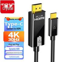 C tipo į HDMI 4K UHD adapterio laidas
