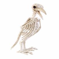 Crazy Bone Skeleton Crows Prop Up Plastic Animal Skeleton Horror Halloween Decor Crow Skeleton Decor